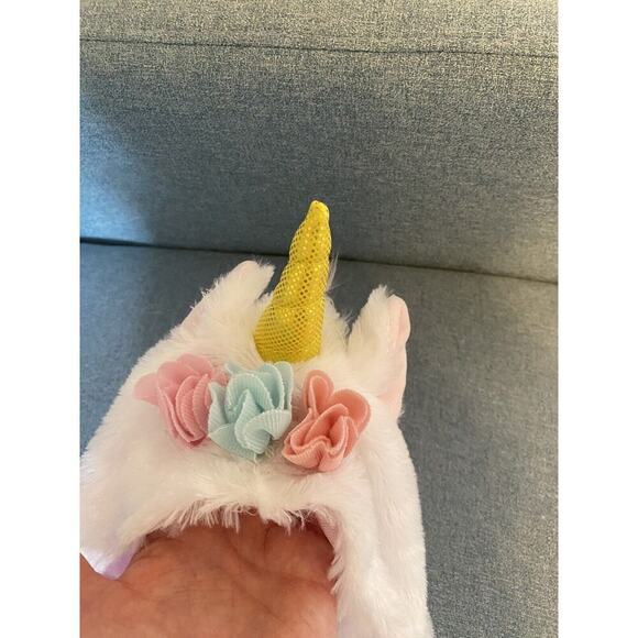 Baby Girls Unicorn Costume Bunting Sack Size 3-6 Months Soft Zipper Cozy - Picture 4 of 8